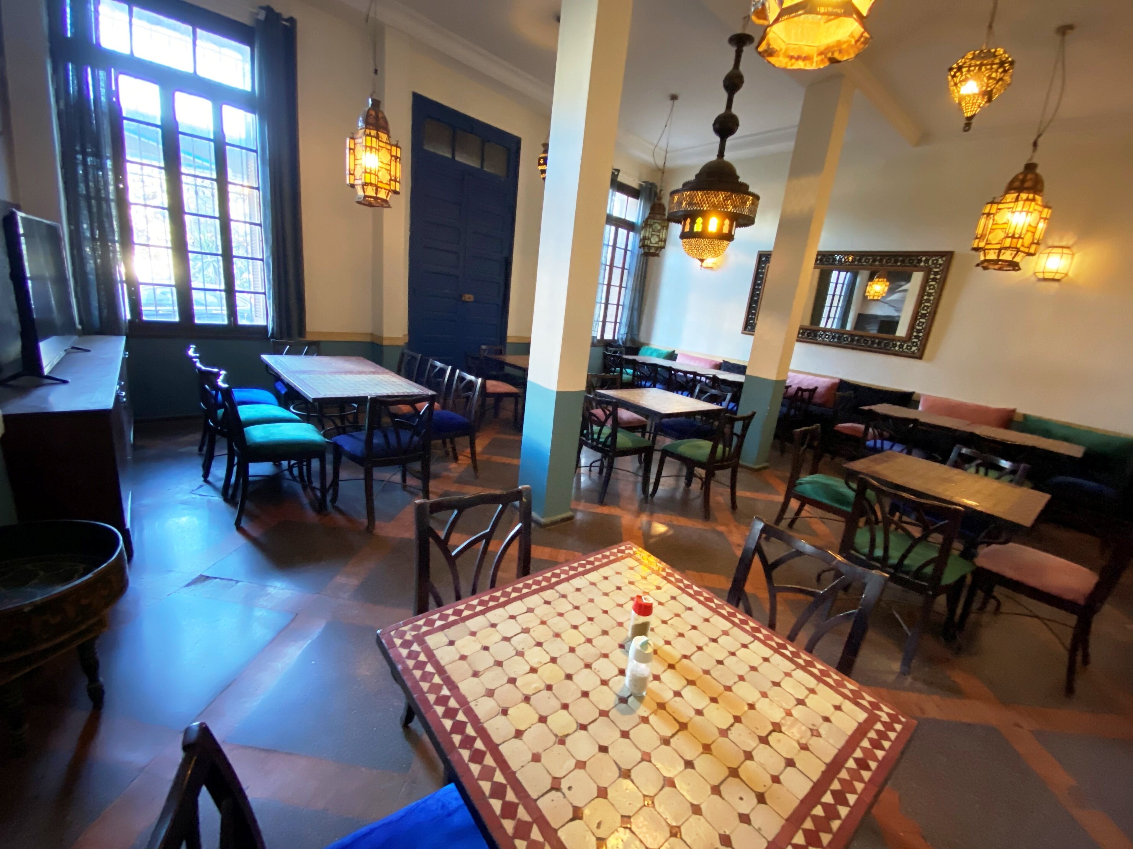 Breakfast, lunch, dinner served; Moroccan cuisine 