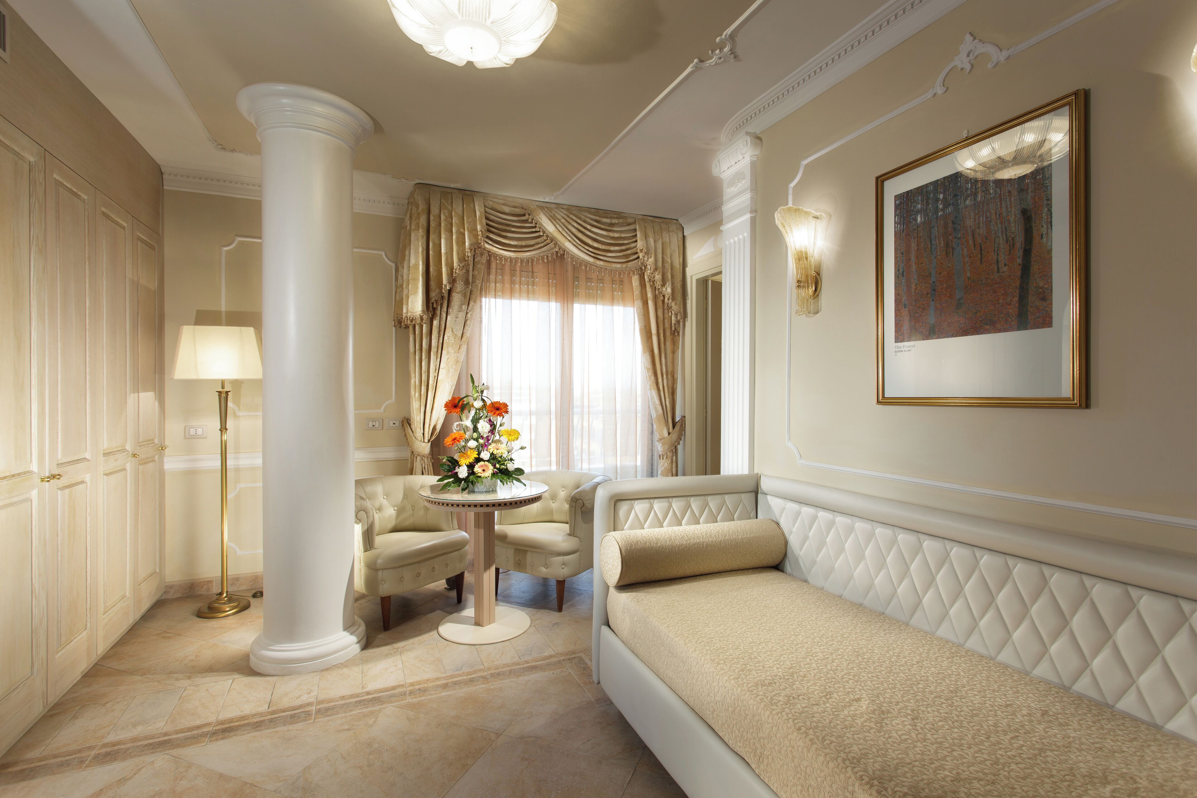 suite with sea view | living area | 32-inch led tv with digital channels, tv