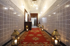 Interior entrance