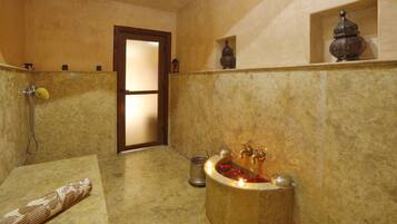 Couples treatment rooms, steam room, Turkish bath, body treatments