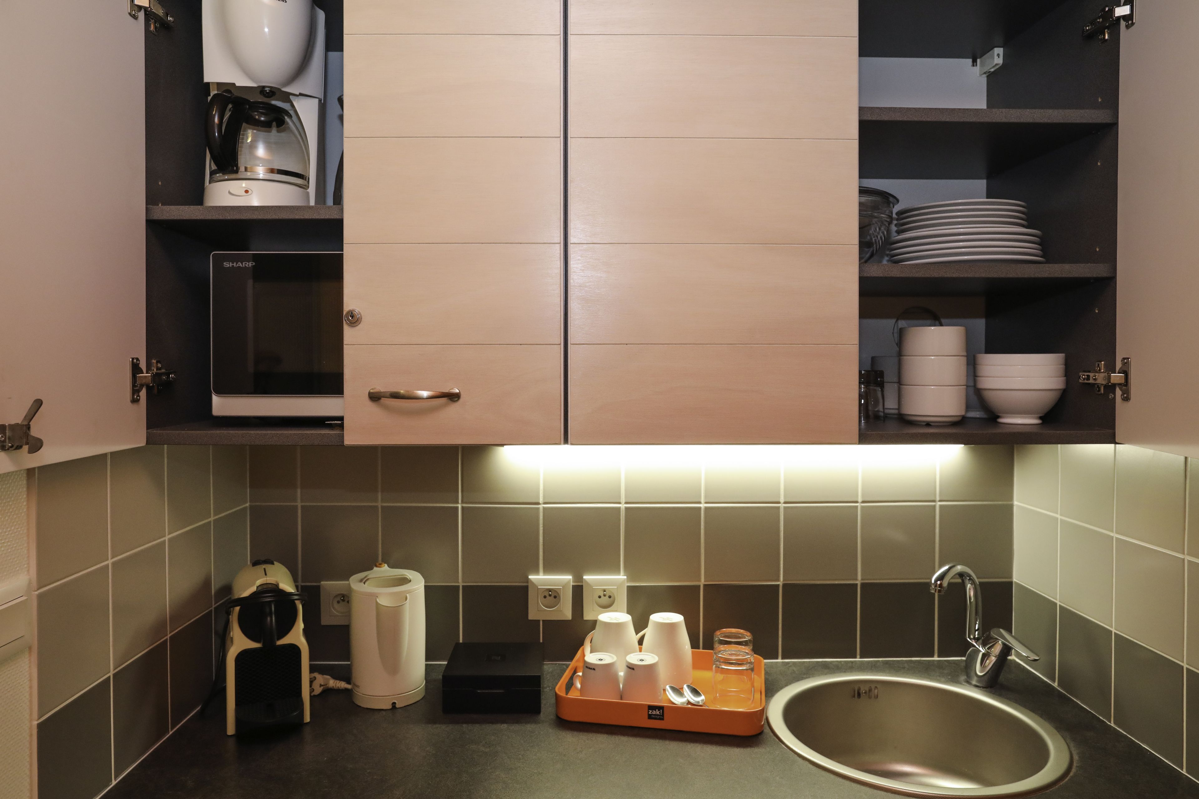 loft | private kitchenette | fridge, espresso maker, coffee/tea maker, electric kettle