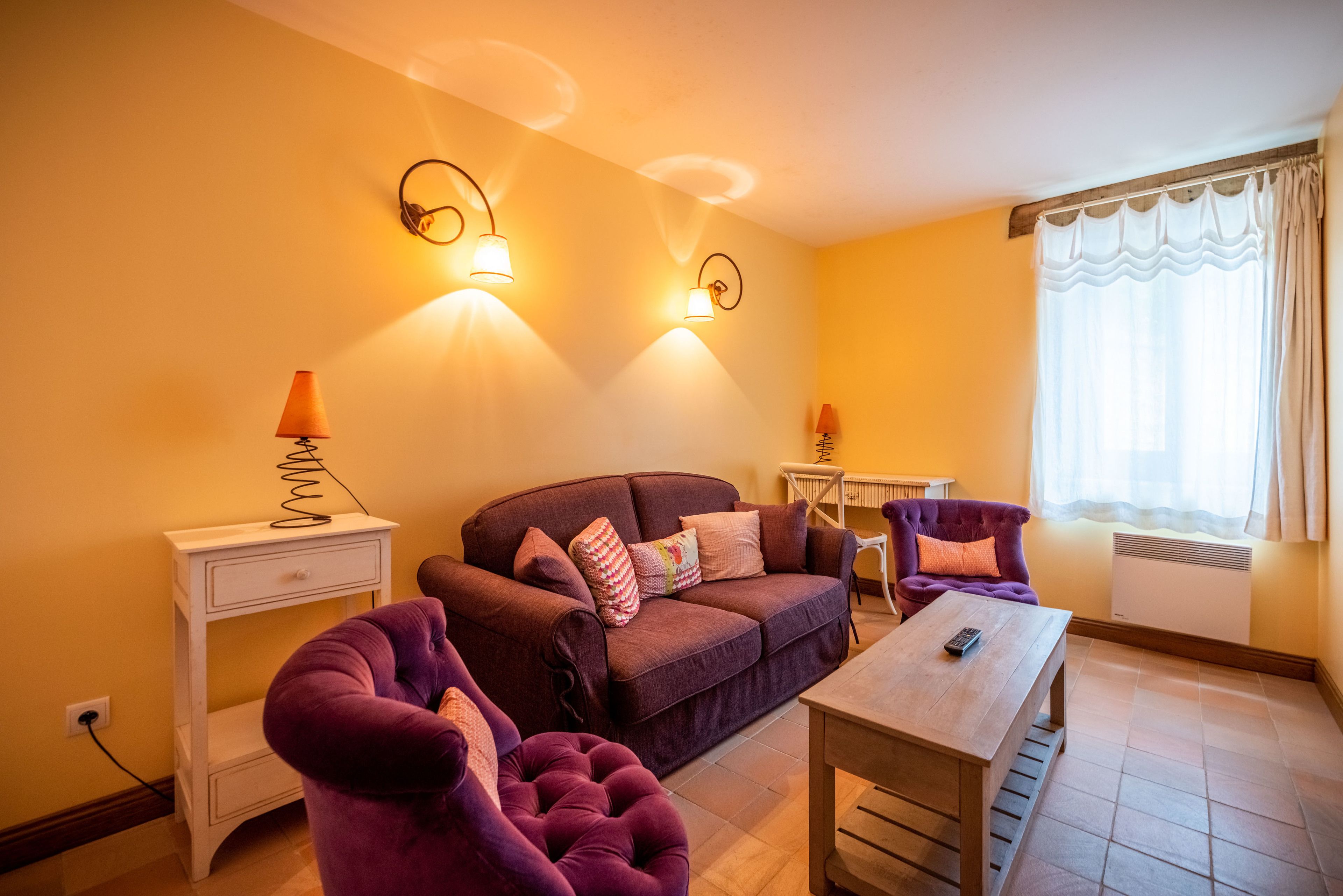 grand comfort room with terrace, ground floor | living room | flat-screen tv