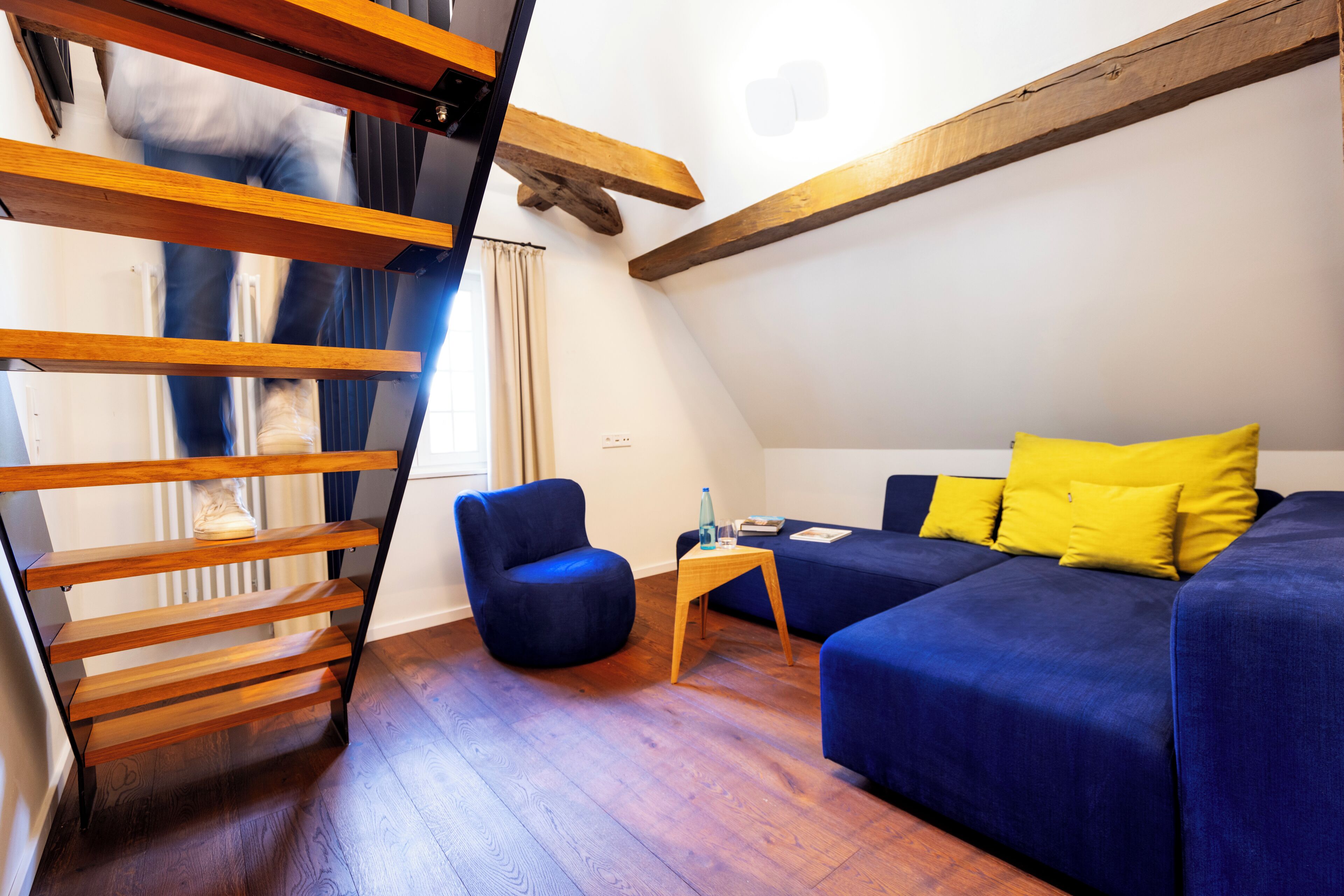 Individually decorated, individually furnished, desk, blackout curtains