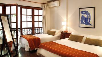 Down duvets, minibar, in-room safe, individually decorated