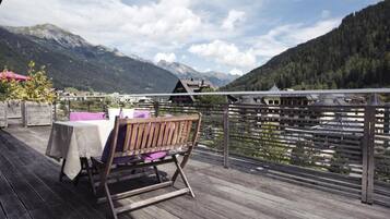 Suíte, sacada, vista para a montanha (Galzig) | Vista da sacada