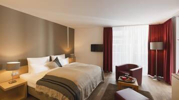 Dobbeltrom – comfort | Allergitestet sengetøy, safe på rommet og wi-fi (mot et tillegg)