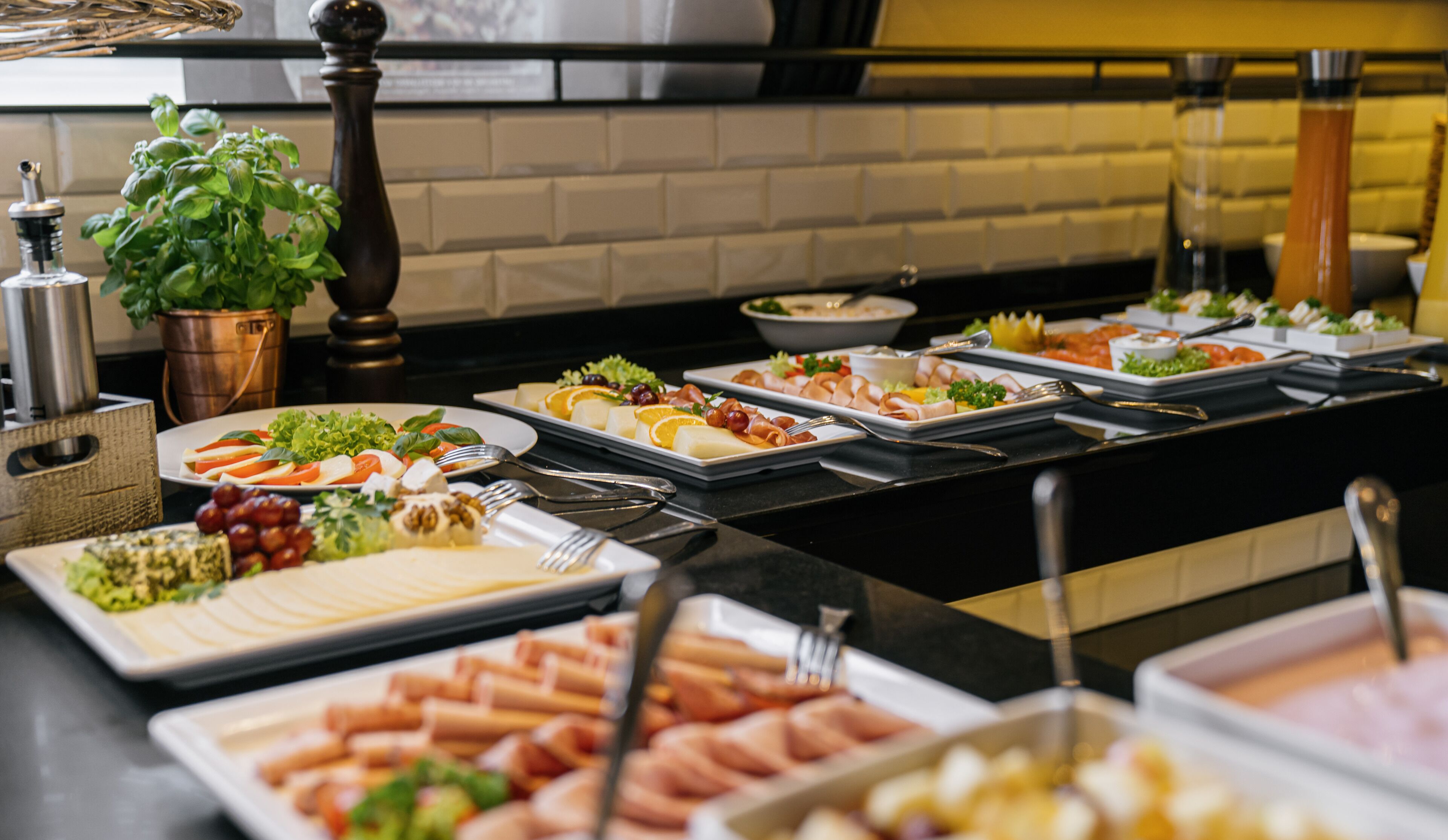 daily buffet breakfast (eur 9 per person)