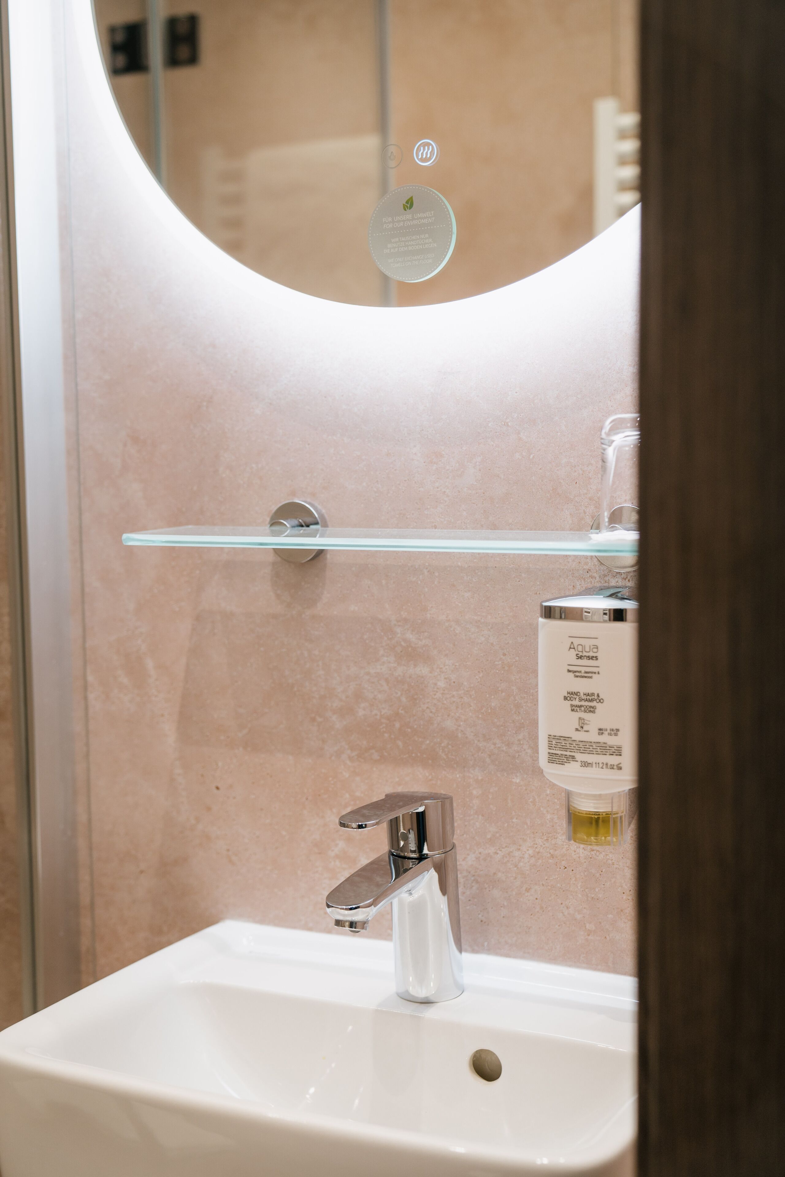 basic single room | bathroom | shower, rainfall showerhead, hair dryer, towels