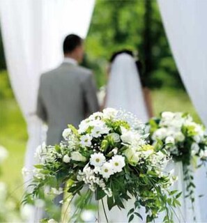 Zona para bodas al aire libre