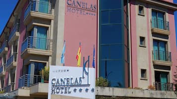 Overnatningsstedets facade