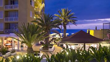 Front of property – evening/night