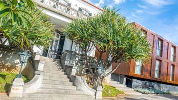 Majoituspaikan sisäänkäynti