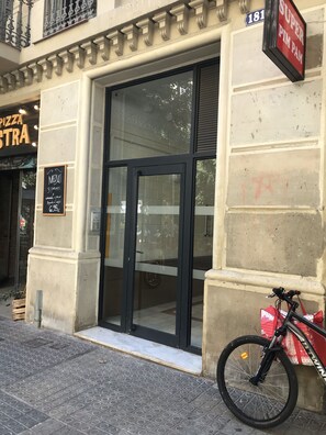 Fassade der Unterkunft