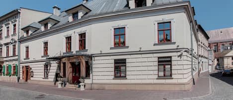 Façana frontal de l'allotjament