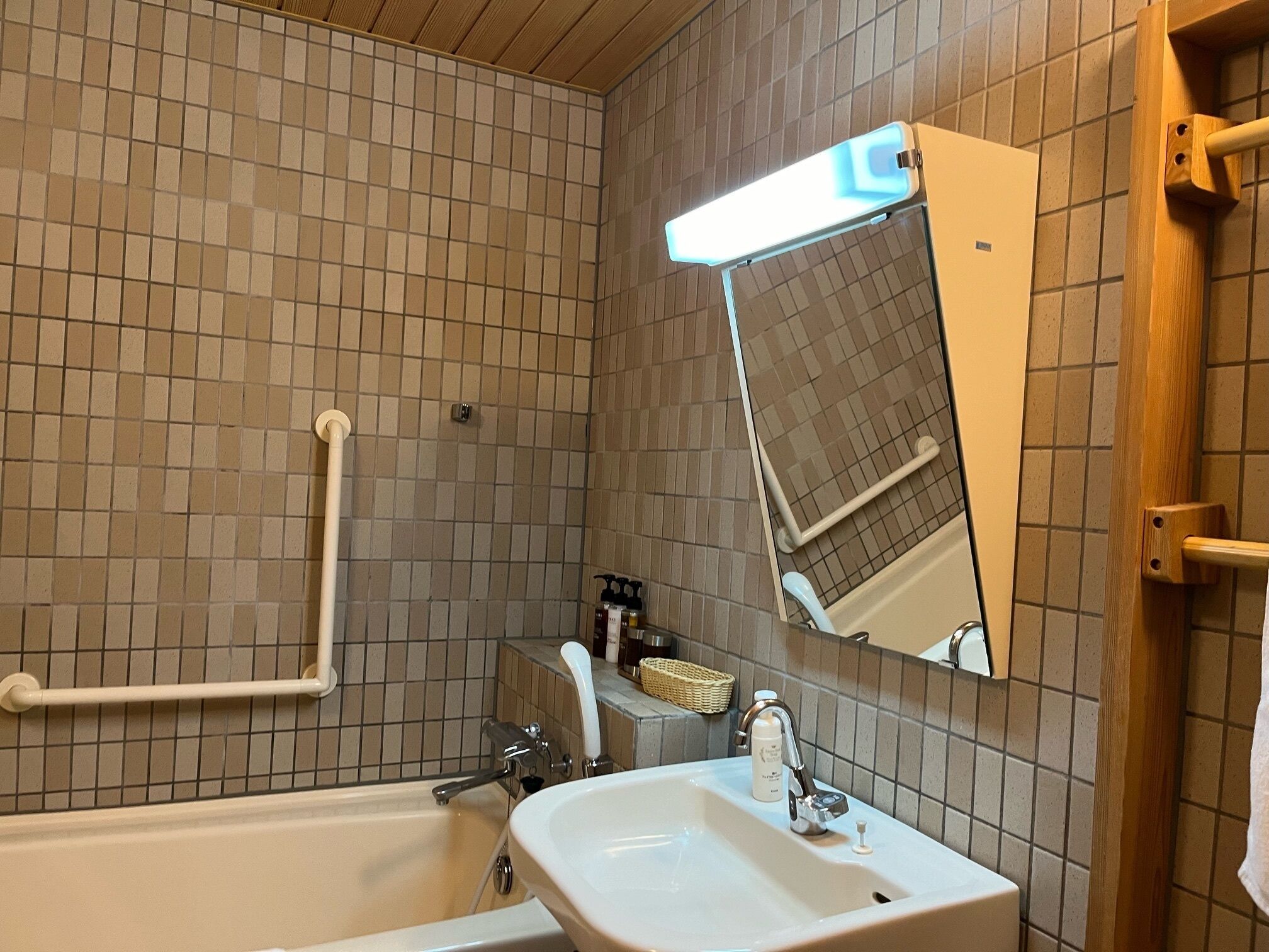 western-style room twin with unit bath + barrier-free toilet..20sqm, non-smoking | down duvets, in-room safe, free wifi, bed sheets