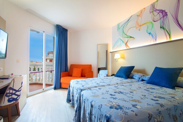 In-room safe, desk, free WiFi, bed sheets - Hotel Servigroup Romana (Alcala de Xivert)