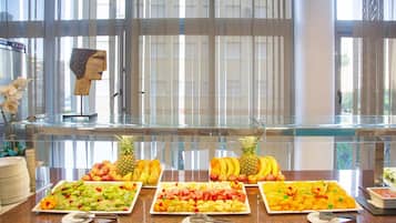 Daily buffet breakfast (EUR 7 per person)