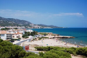 Privat strand i nærheten