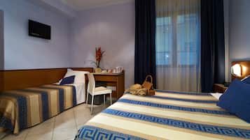 Standard Triple Room | 1 bedroom, minibar, in-room safe, desk
