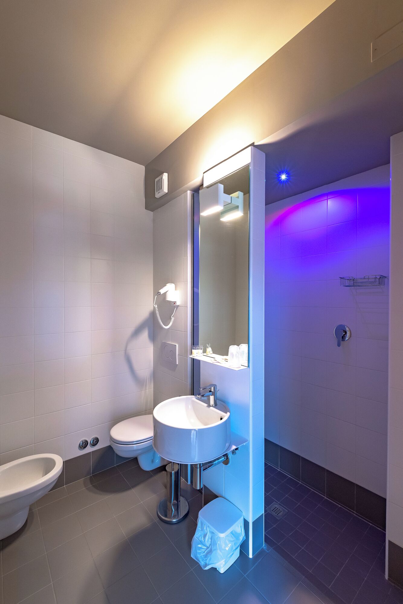 superior double or twin room | bathroom | shower, rainfall showerhead, free toiletries, hair dryer