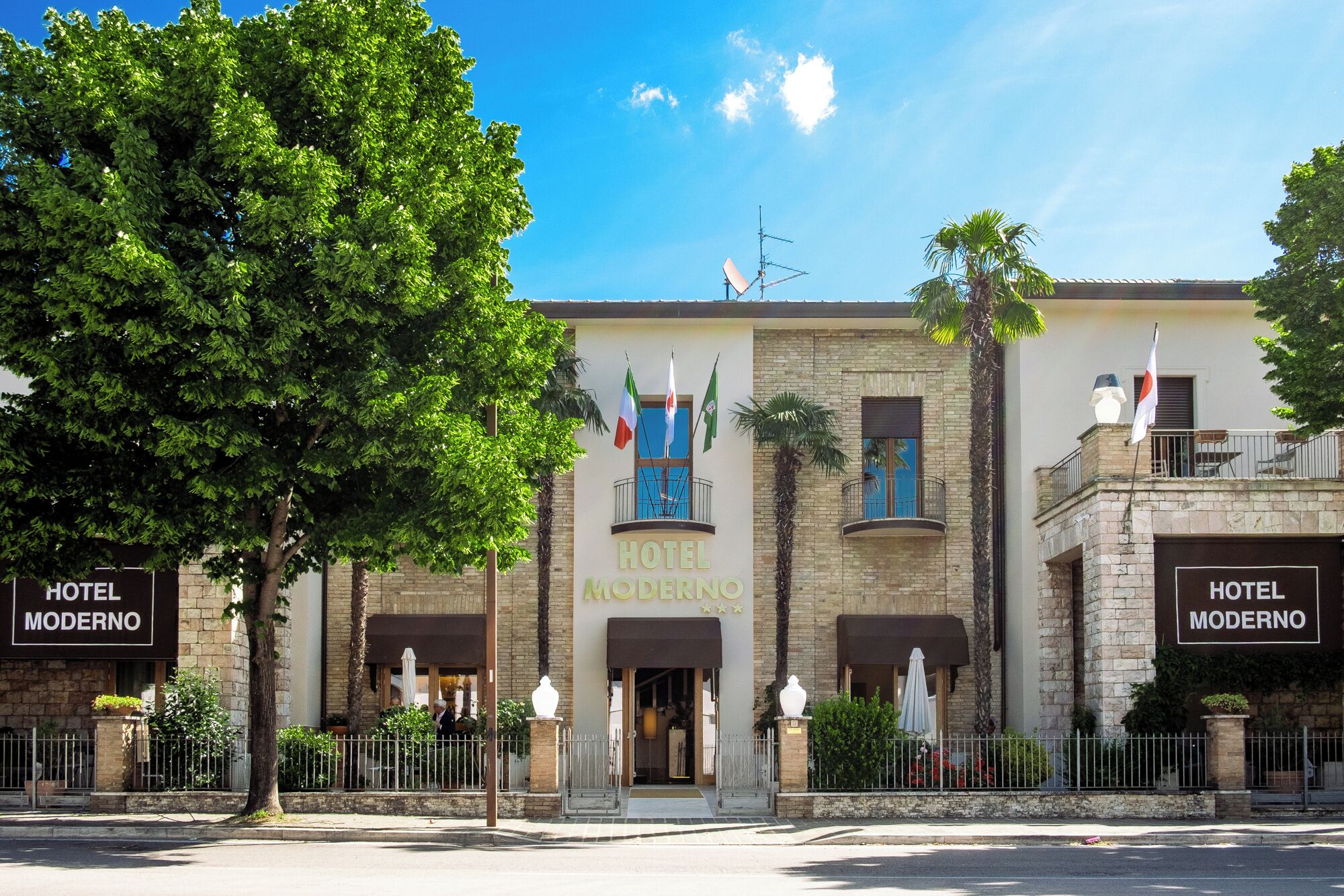 Fassade der Unterkunft