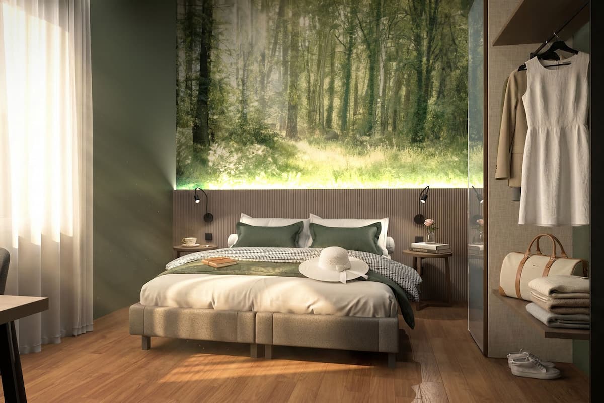 Minibar, in-room safe, desk, laptop workspace