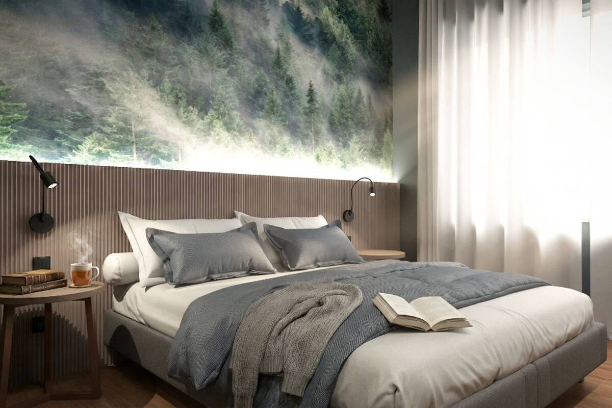 Minibar, in-room safe, desk, laptop workspace