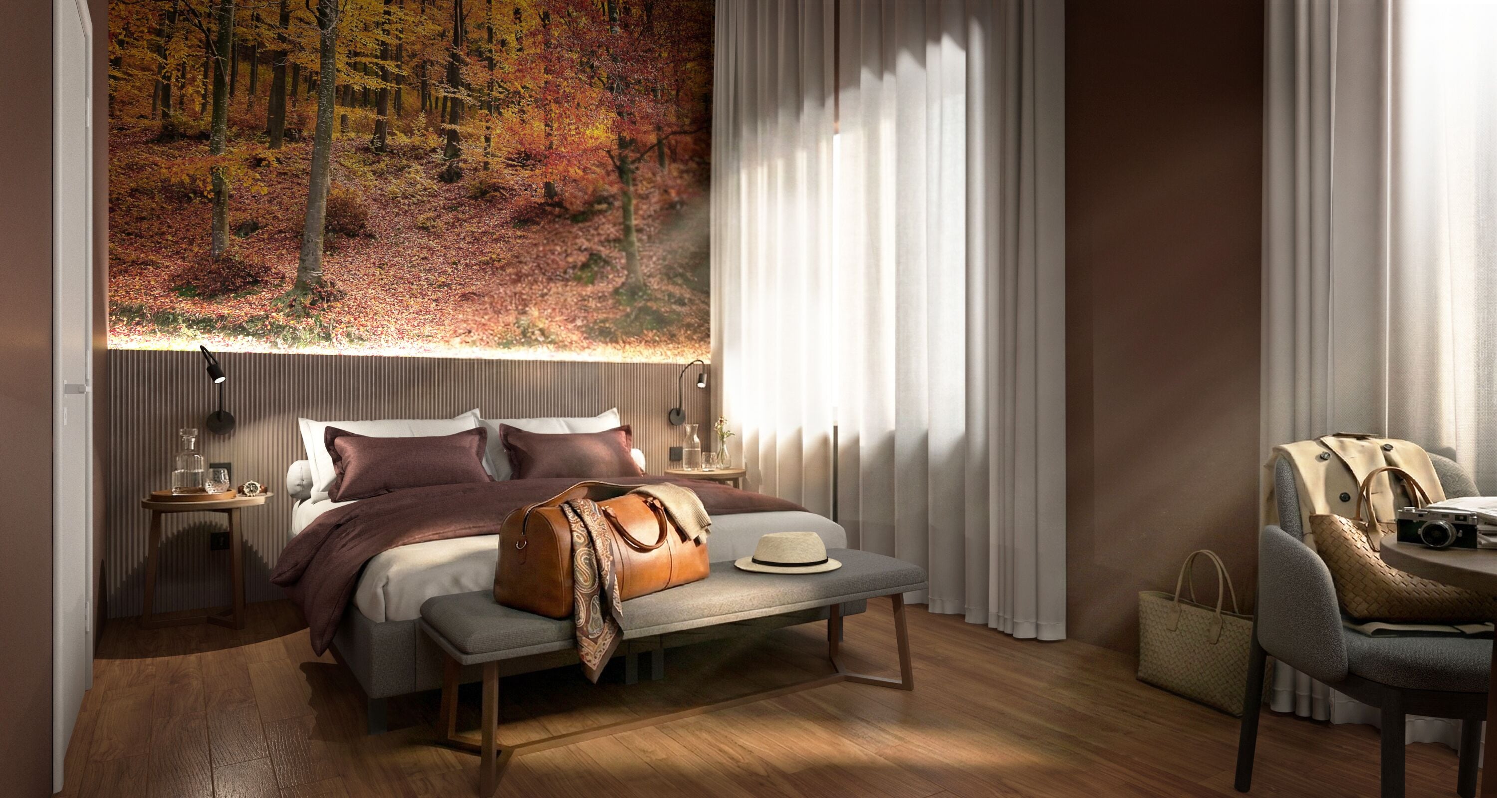 Minibar, in-room safe, desk, laptop workspace