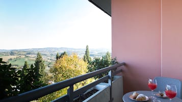 Superior-Doppelzimmer, Balkon, Ausblick