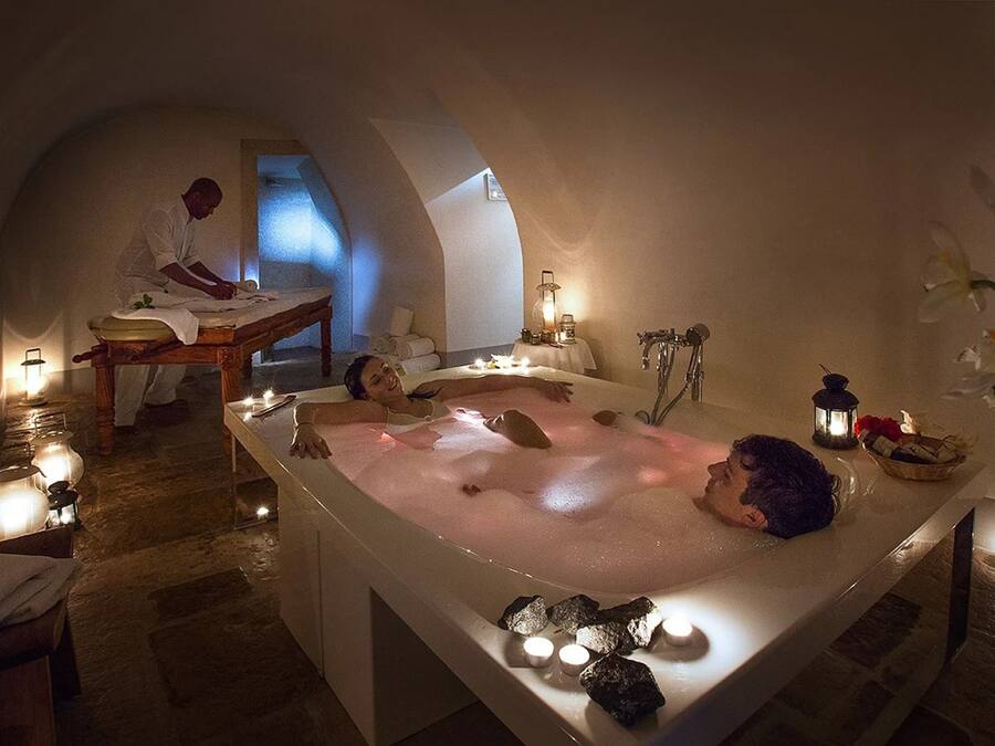 Baño turco/hammam, masajes con piedras calientes, masajes suecos