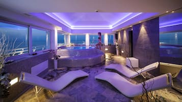 Sauna, hot tub, sports massages