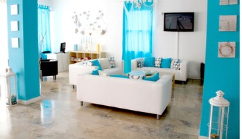 Sala de estar en el lobby