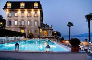 Front of property – evening/night - Hotel Ghiffa (Ghiffa)