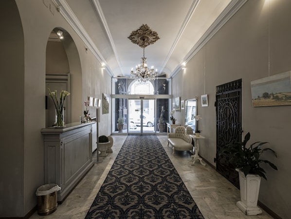 Interior entrance