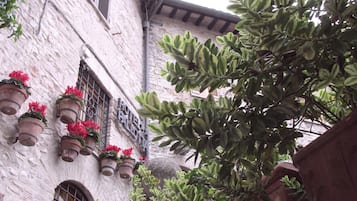 Vista frontal de la propiedad