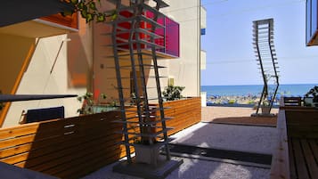 Vue depuis l’hébergement