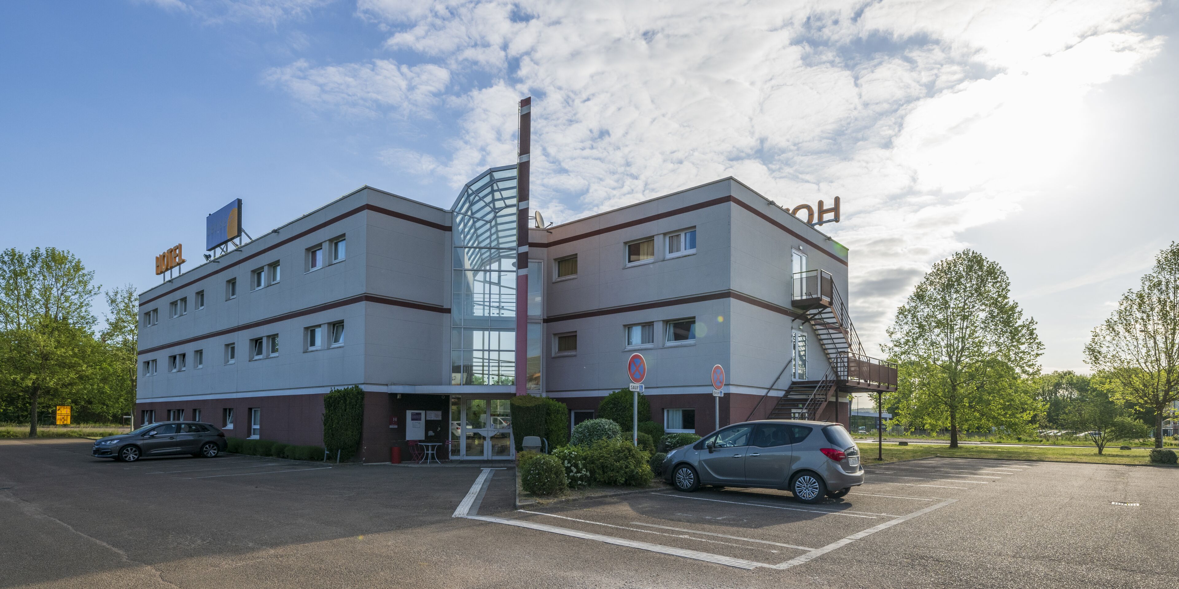 Façade de l’hébergement