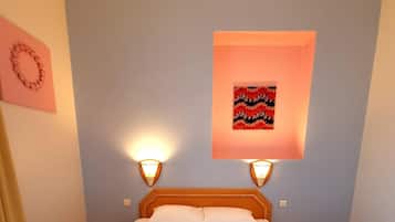 Chambre Double Confort, salle de bains privée, vue mer