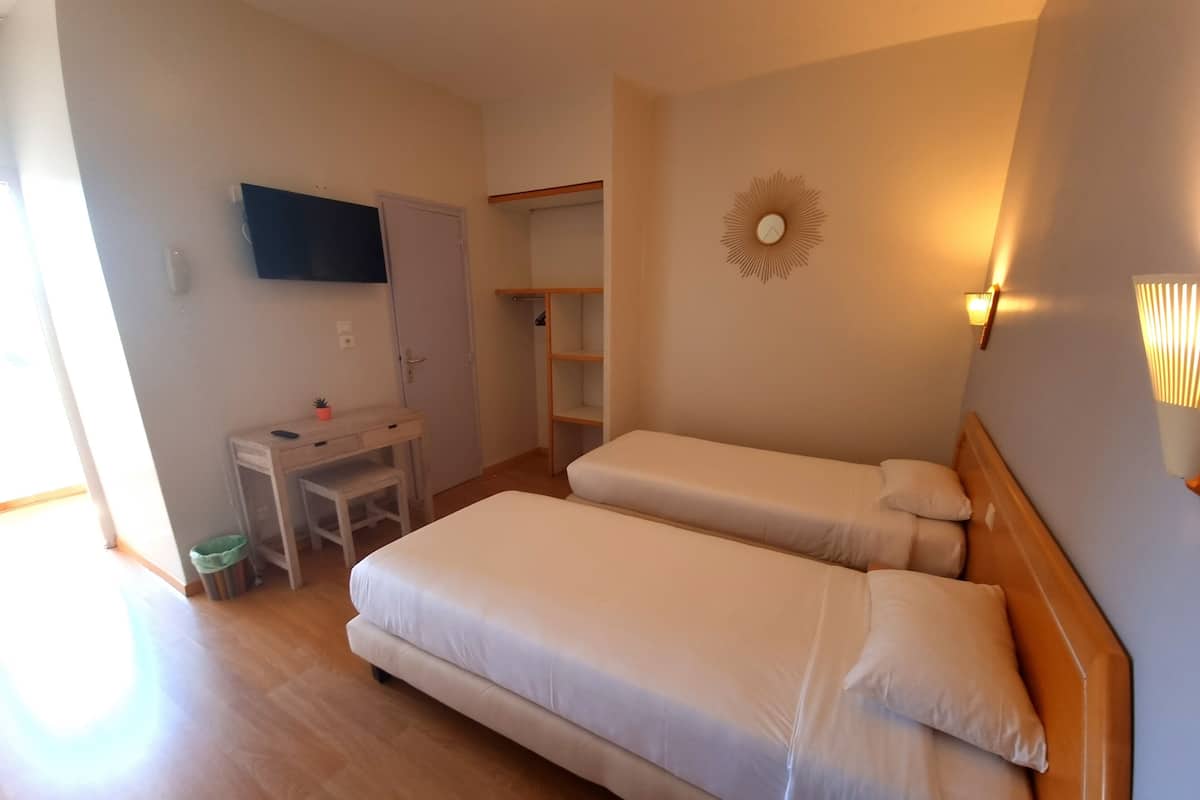 Superior tvåbäddsrum - privat badrum - havsutsikt | 1 sovrum