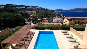 Chambre Supérieure avec lits jumeaux, salle de bains privée, vue mer | Vue depuis l’hébergement