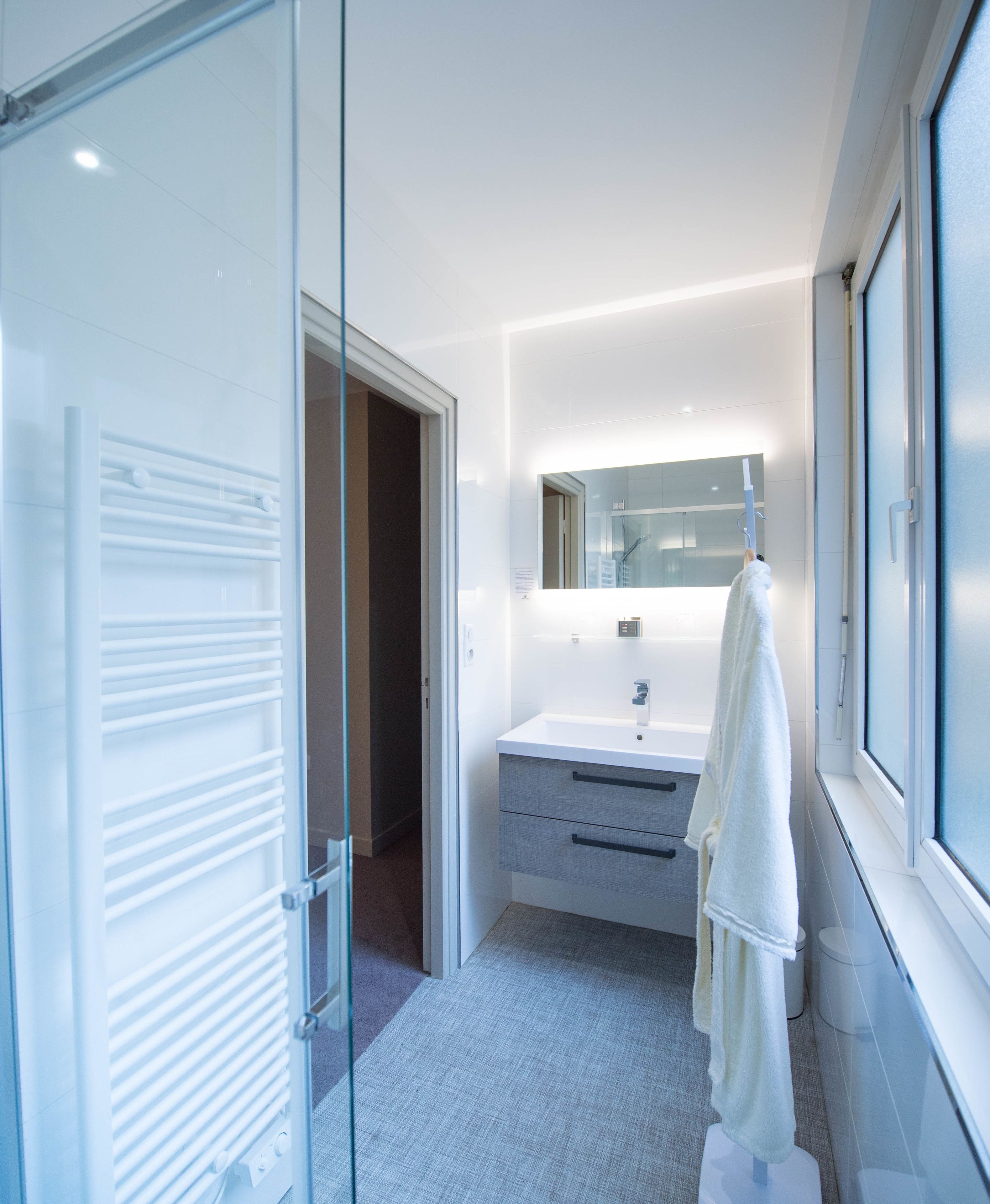 superior room | bathroom | rainfall showerhead, free toiletries, hair dryer, bathrobes