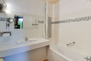 Hair dryer, towels
