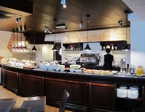 Daily buffet breakfast (EUR 12 per person)