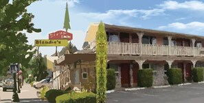 Voorkant van accommodatie