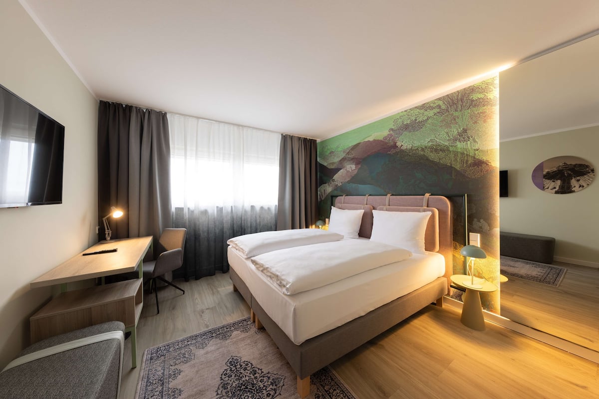 Biancheria da letto di alta qualità, materassi Select Comfort, minibar