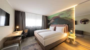 Hochwertige Bettwaren, Select-Comfort-Betten, Minibar, Zimmersafe