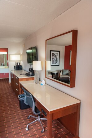 Room, 1 King Bed, Non Smoking | Pillowtop beds, individually decorated, desk, iron/ironing board - Spencer Inn and Suites (Spencer)