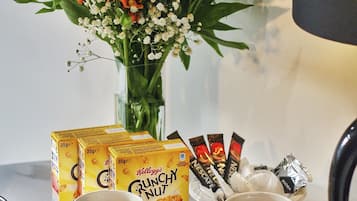 Kontinental frokost er inkludert hver dag