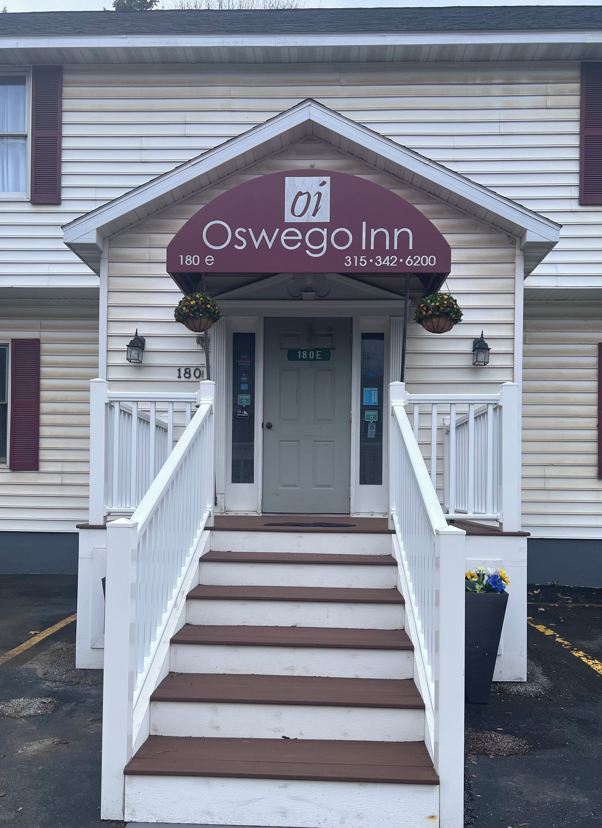 Voorkant van accommodatie