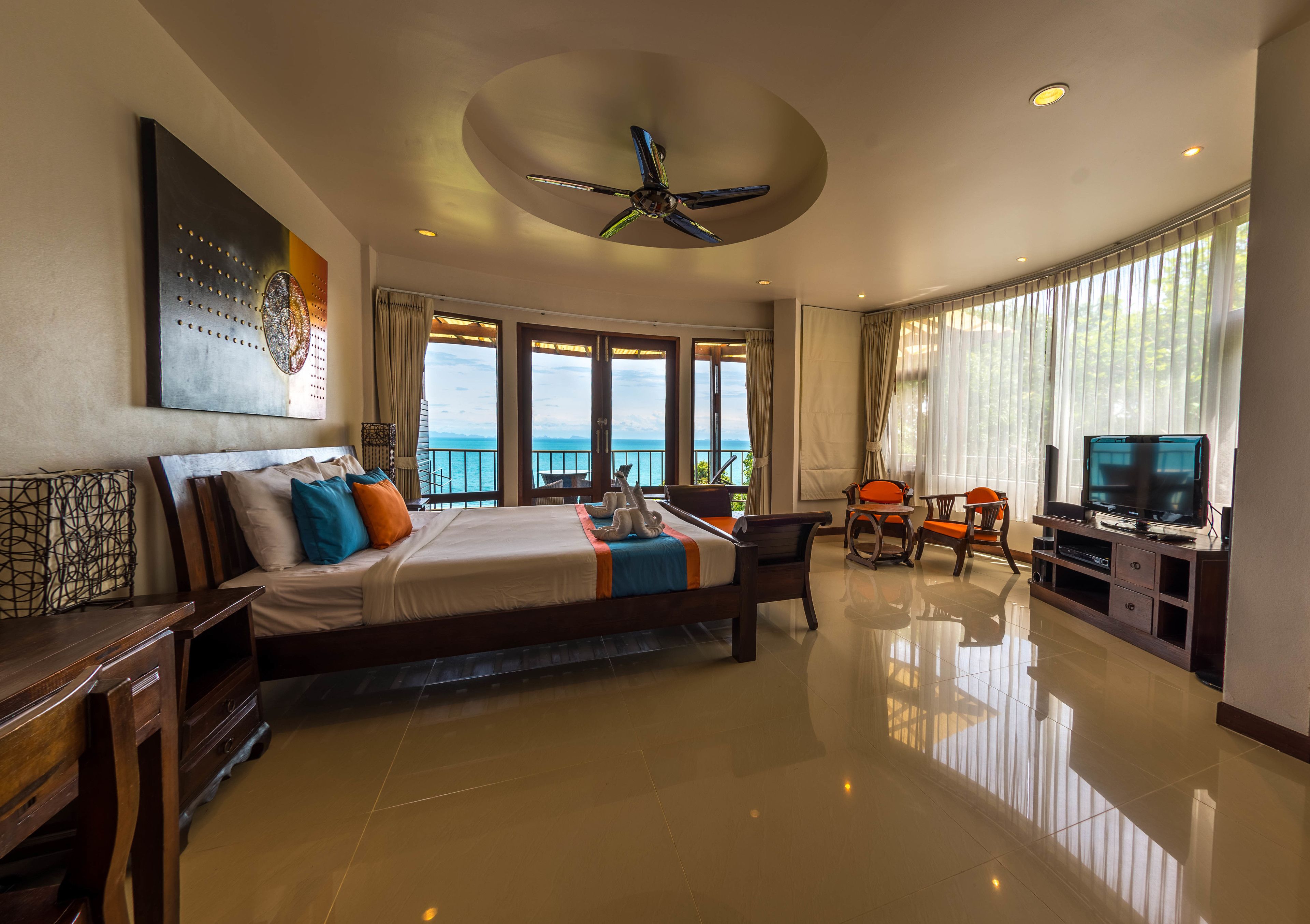 sea view corner suites | 2 bedrooms, premium bedding, minibar, in-room safe